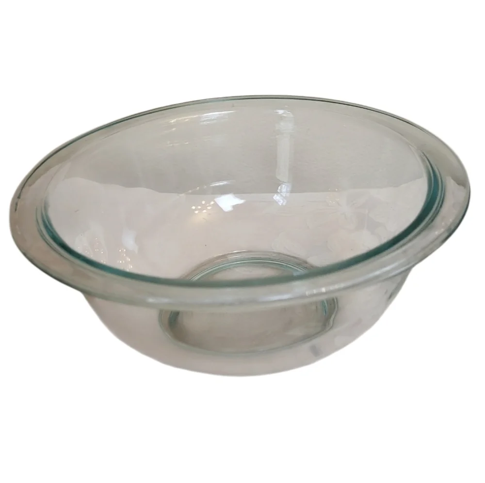 Pyrex 322 Clear Glass Mixing Bowl 1 Quart